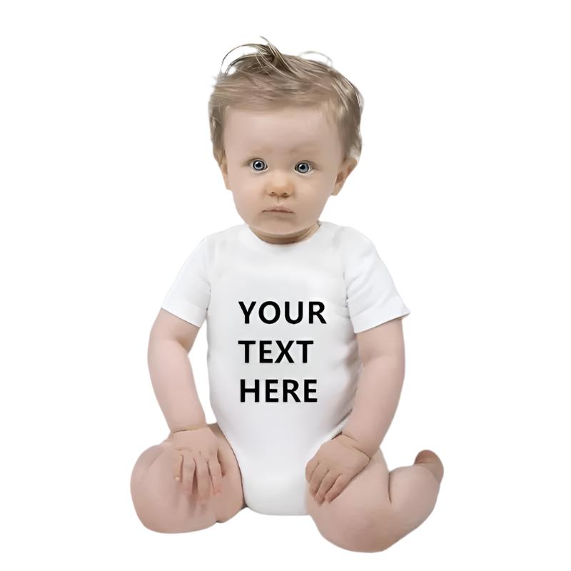 YOUR TEXT HERE  Customize Your Own Onsies For Any Occasion. Sizes 0-24 Months 